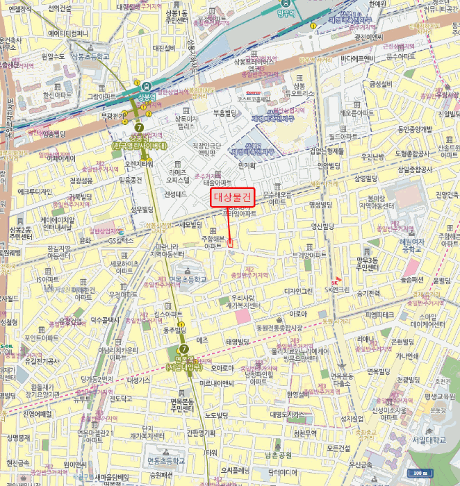 서울 중랑구 면목동 근린생활시설 경매 물건 사진 2 · 2025타경12649