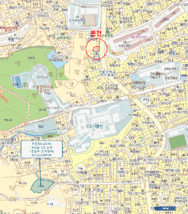 서울 강북구 수유동 임야 경매 물건 사진 5 · 2025타경13179