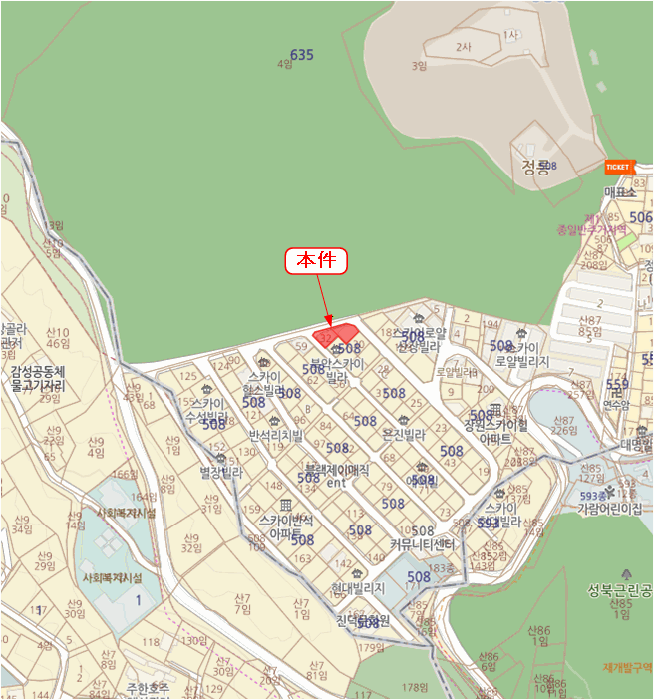 서울 성북구 정릉동 다세대 경매 물건 사진 3 · 2025타경13570