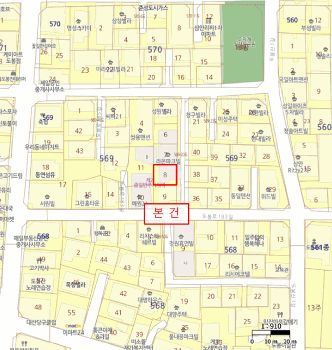 서울 도봉구 도봉동 다세대 경매 물건 사진 2 · 2025타경13588