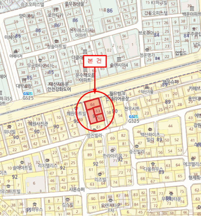 서울 중랑구 면목동 오피스텔 경매 물건 사진 2 · 2025타경13757
