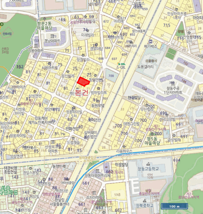 서울 도봉구 쌍문동 연립주택,다세대,빌라 경매 물건 사진 3 · 2025타경13758