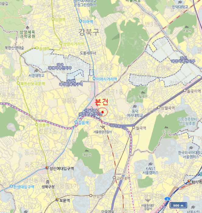 서울 성북구 하월곡동 연립주택,다세대,빌라 경매 물건 사진 3 · 2025타경13843