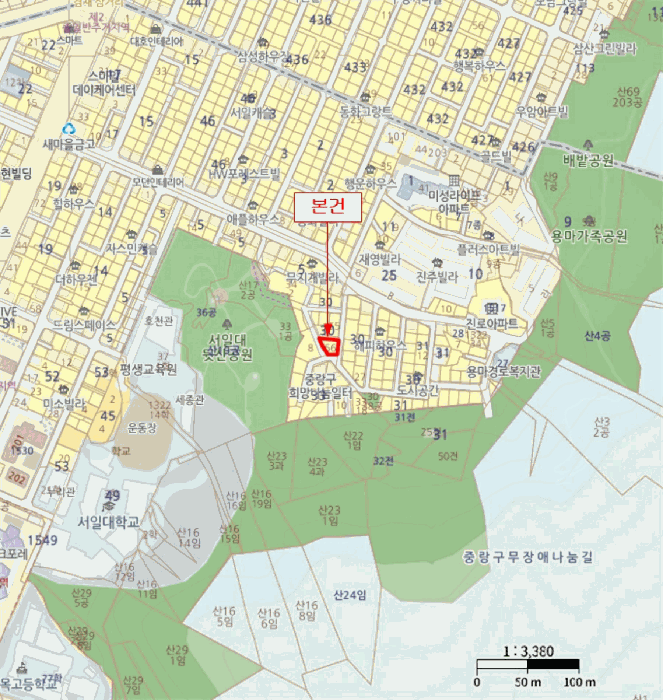 서울 중랑구 면목동 연립주택,다세대,빌라 경매 물건 사진 2 · 2025타경13934