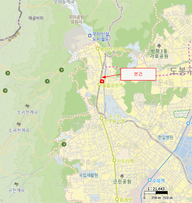 서울 도봉구 쌍문동 상가,오피스텔,근린시설 경매 물건 사진 3 · 2025타경3654