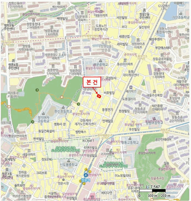 서울 도봉구 쌍문동 연립주택,다세대,빌라 경매 물건 사진 3 · 2026타경10050
