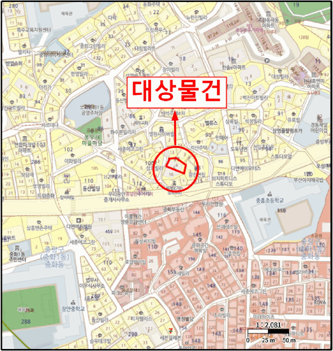 서울 중랑구 중화동 연립주택,다세대,빌라 경매 물건 사진 4 · 2026타경10728