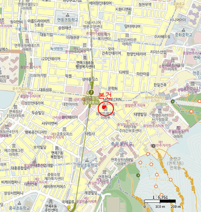 서울 중랑구 면목동 상가,오피스텔,근린시설 경매 물건 사진 3 · 2026타경10781