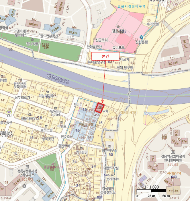 서울 성북구 정릉동 근린생활시설 경매 물건 사진