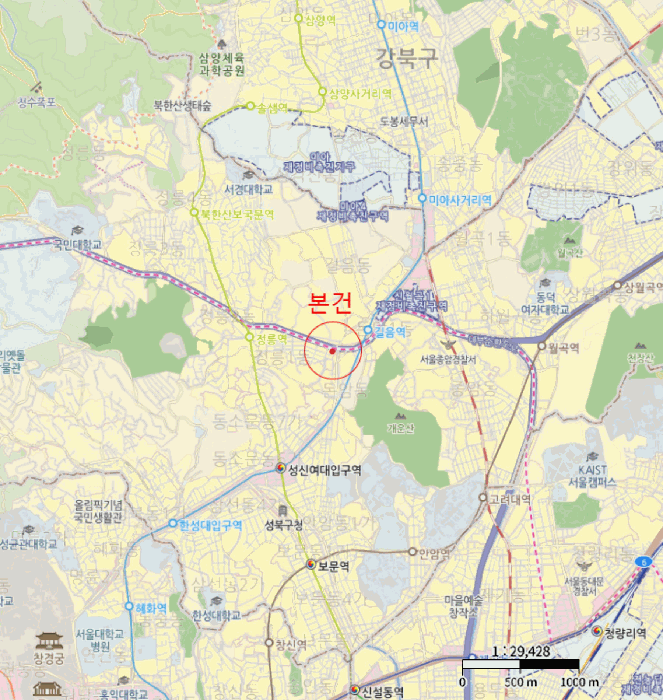 서울 성북구 정릉동 근린생활시설 경매 물건 사진 2 · 2026타경21