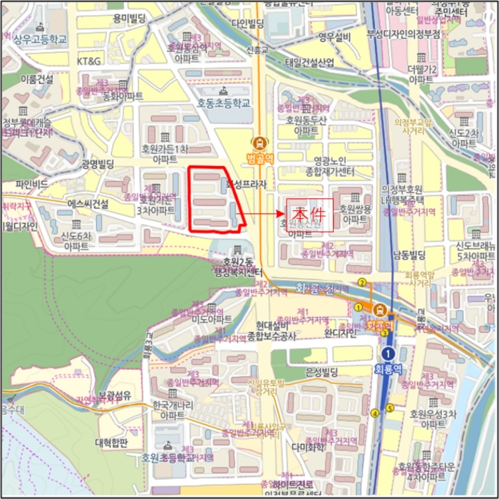 경기 의정부시 호원동 아파트 경매 물건 사진 3 · 2024타경87276