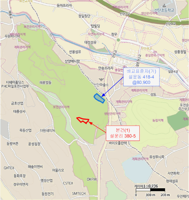 경기 포천시 설운동 답 경매 물건 사진 5 · 2025타경2944