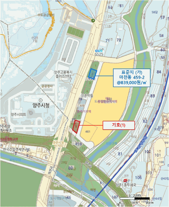 경기 양주시 마전동 대지 경매 물건 사진 4 · 2025타경4087