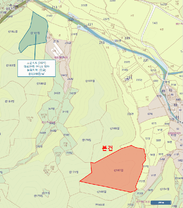 경기 포천시 영북면 임야 경매 물건 사진 3 · 2025타경72704