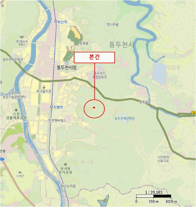 경기 동두천시 지행동 대지 경매 물건 사진 5 · 2025타경72824