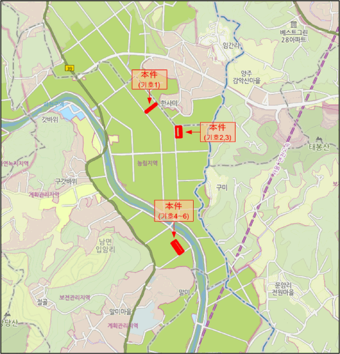 경기 양주시 남면 답 경매 물건 사진 4 · 2025타경72858