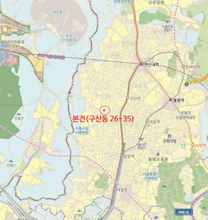 서울 은평구 구산동 다세대주택 경매 물건 사진 3 · 2025타경51704