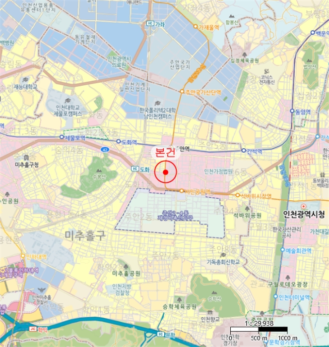 인천 미추홀구 주안동 오피스텔 경매 물건 사진 5 · 2024타경544099
