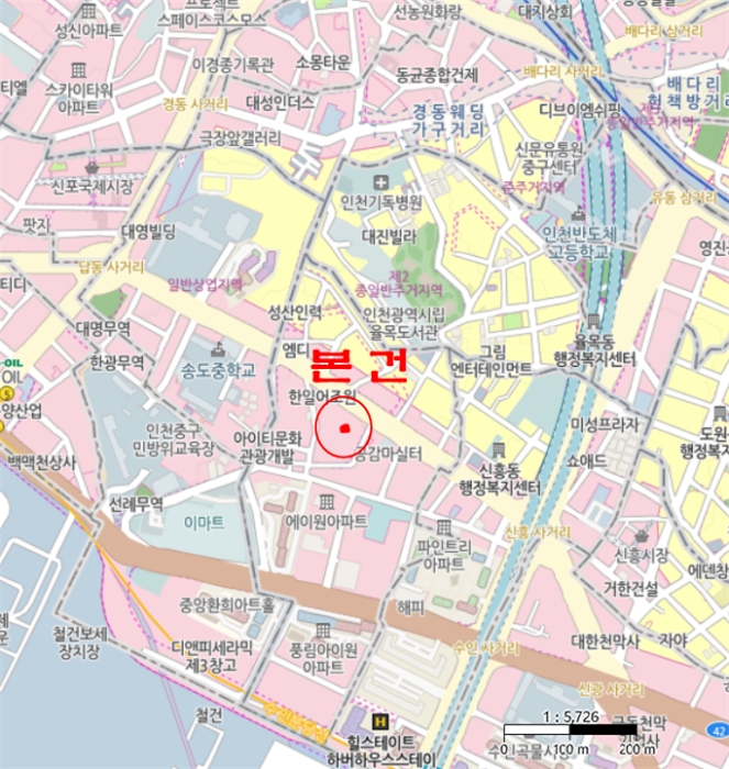 인천 중구 대지 경매 물건 사진 4 · 2024타경584943