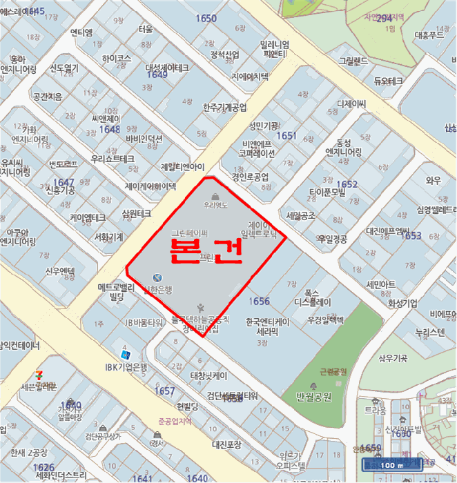 인천 서구 오류동 공장/지식산업센터 경매 물건 사진 6 · 2025타경1200