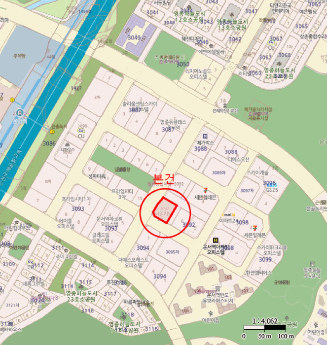 인천 중구 운서동 상가,오피스텔,근린시설 경매 물건 사진 2 · 2025타경1564
