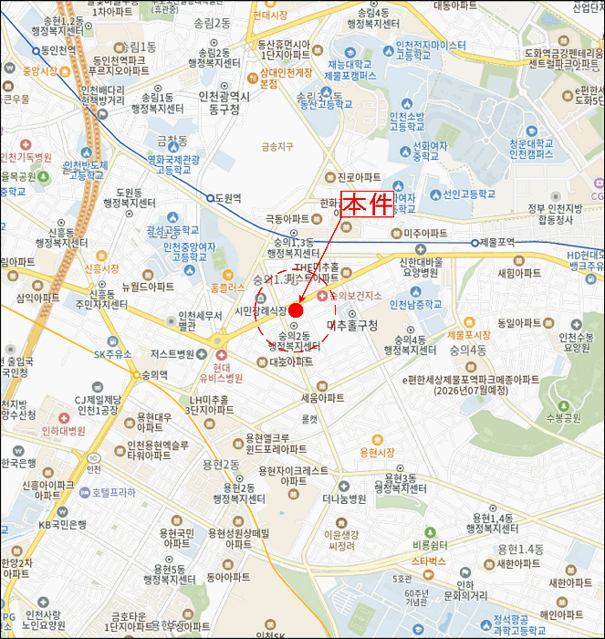 인천 미추홀구 숭의동 오피스텔 경매 물건 사진 5 · 2025타경1692