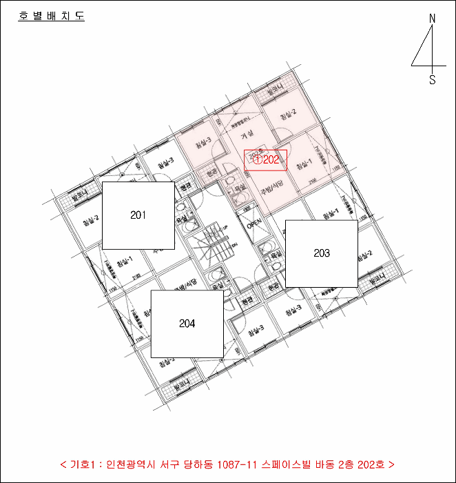 인천 서구 당하동 연립주택,다세대,빌라 경매 물건 사진 3 · 2025타경510982