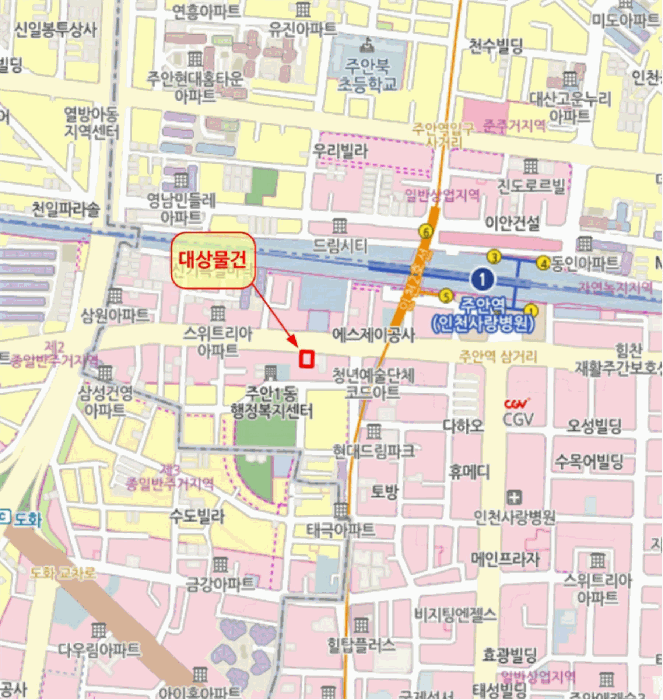 인천 미추홀구 주안동 업무시설 경매 물건 사진 3 · 2025타경854