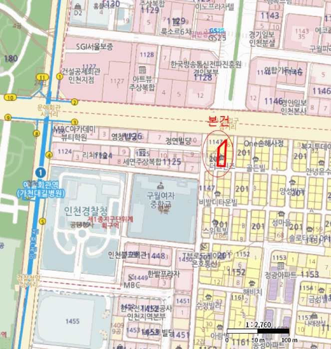 인천 남동구 구월동 연립주택,다세대,빌라 경매 물건 사진 3 · 2026타경500151