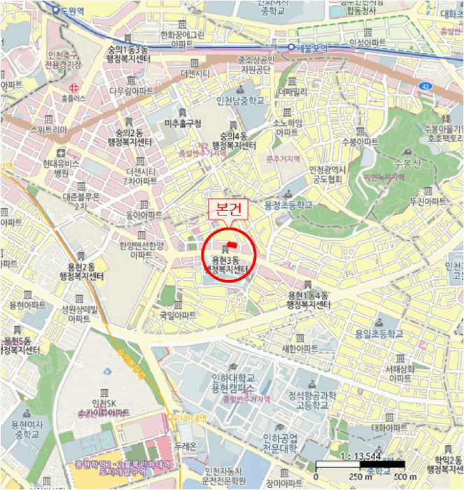 인천 미추홀구 용현동 오피스텔 경매 물건 사진 3 · 2026타경501982