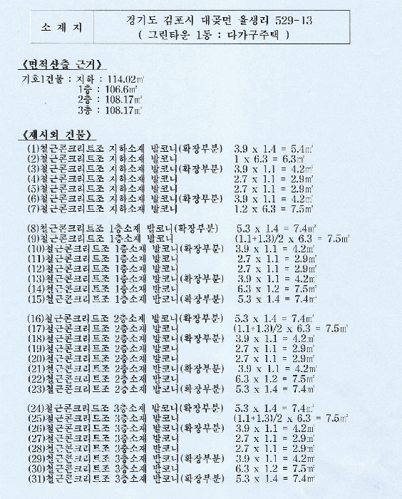 경기 김포시 대곶면 다가구주택 경매 물건 사진 5 · 2024타경52036