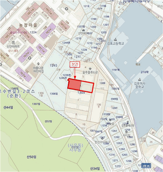 경기 김포시 사우동 다세대주택 경매 물건 사진