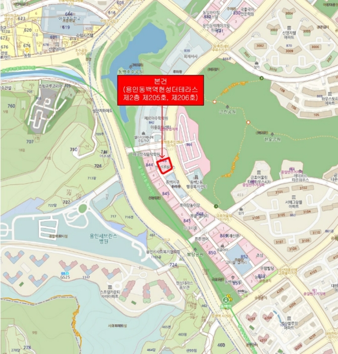 경기 용인시 기흥구 중동 상가,오피스텔,근린시설 경매 물건 사진 2 · 2024타경53590
