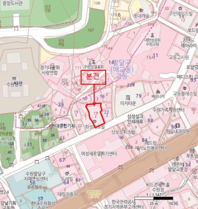 경기 수원시 팔달구 교동 업무시설 경매 물건 사진 4 · 2024타경94287