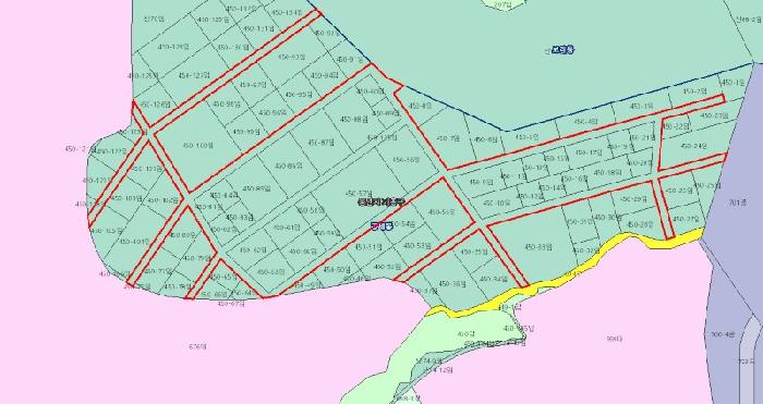 경기 용인시 기흥구 공세동 임야 경매 물건 사진