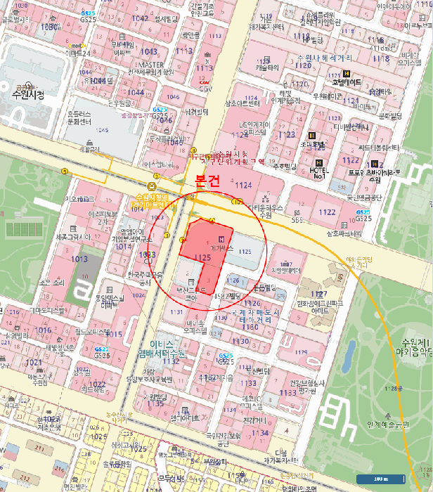 경기 수원시 팔달구 인계동 상가,오피스텔,근린시설 경매 물건 사진 5 · 2025타경1514