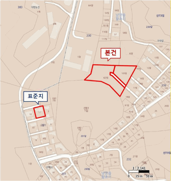 경기 화성시 남양읍 대지,임야,전답 경매 물건 사진 5 · 2025타경1811
