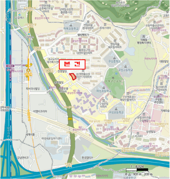 경기 용인시 기흥구 마북동 상가,오피스텔,근린시설 경매 물건 사진 2 · 2025타경54753