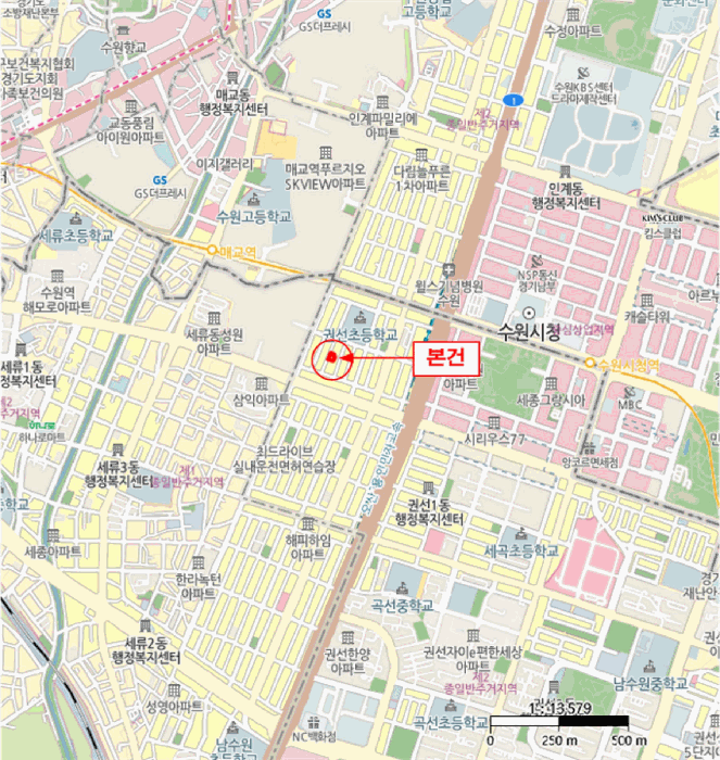 경기 수원시 권선구 권선동 연립주택,다세대,빌라 경매 물건 사진