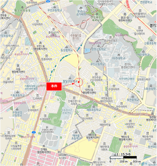 경기 수원시 팔달구 우만동 대지 경매 물건 사진 4 · 2025타경56755