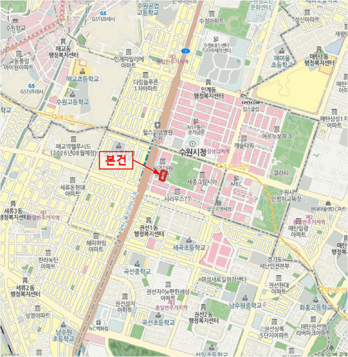 경기 수원시 권선구 권선동 상가,오피스텔,근린시설 경매 물건 사진 2 · 2025타경56828