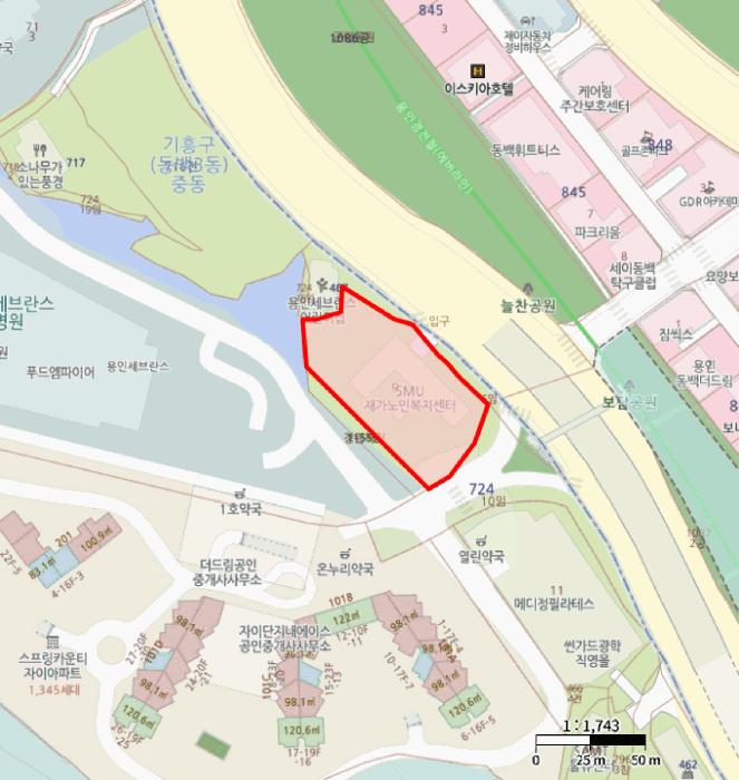 경기 용인시 기흥구 중동 근린시설 경매 물건 사진 2 · 2025타경58033