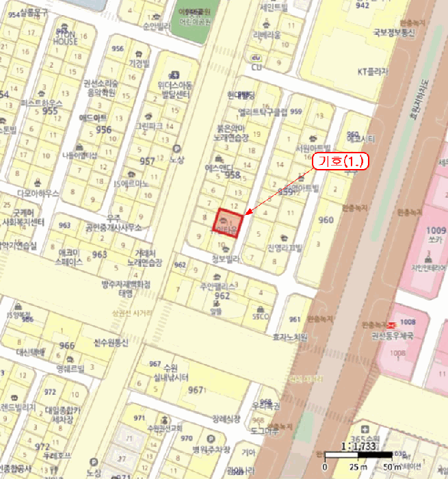 경기 수원시 권선구 권선동 연립주택,다세대,빌라 경매 물건 사진 4 · 2025타경58833