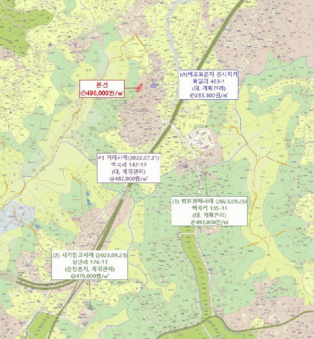 경기 화성시 송산면 대지 경매 물건 사진 6 · 2025타경875