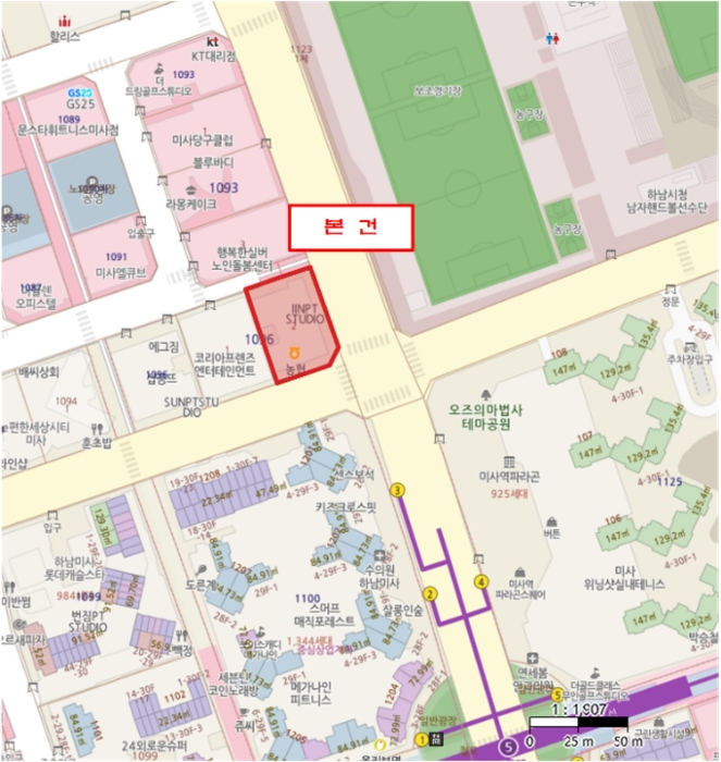 경기 하남시 망월동 상가,오피스텔,근린시설 경매 물건 사진 3 · 2024타경5495