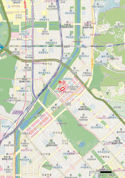 경기 성남시 분당구 서현동 상가,오피스텔,근린시설 경매 물건 사진 4 · 2025타경1728
