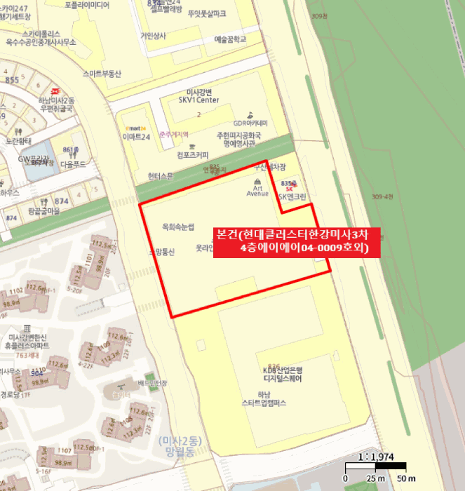 경기 하남시 망월동 상가,오피스텔,근린시설 경매 물건 사진 2 · 2025타경4215