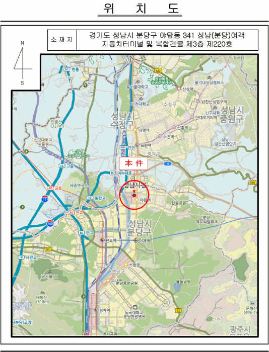 경기 성남시 분당구 야탑동 기타복합용건물 경매 물건 사진 3 · 2025타경51873