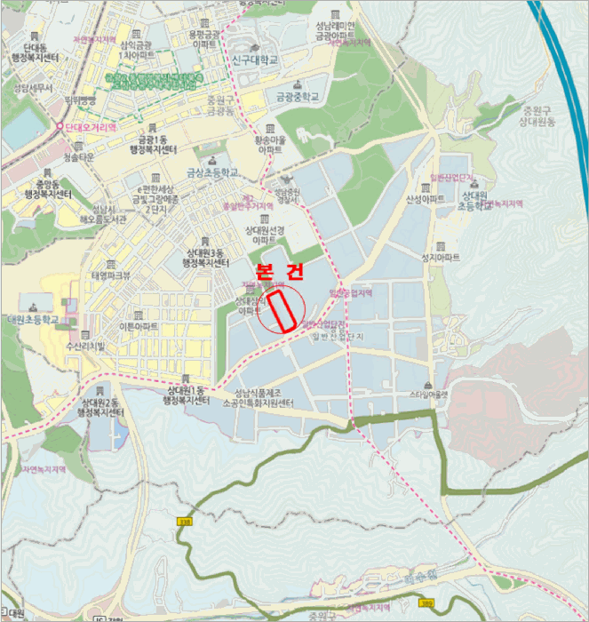 경기 성남시 중원구 상대원동 공장/지식산업센터 경매 물건 사진