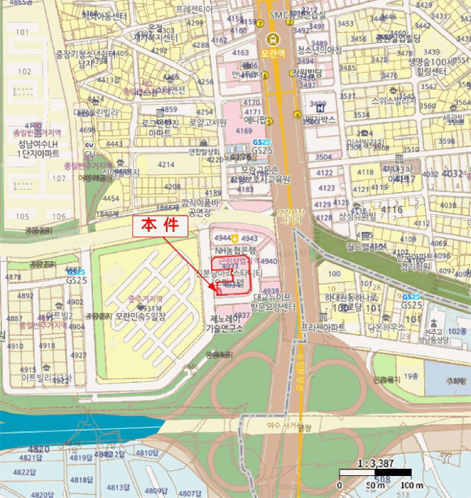 경기 성남시 중원구 성남동 상가,오피스텔,근린시설 경매 물건 사진 6 · 2025타경52824